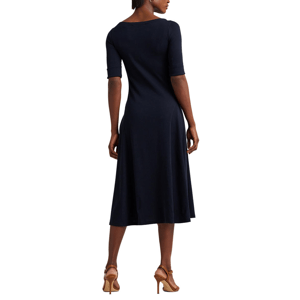 Lauren Ralph Lauren Stretch Cotton Midi Dress